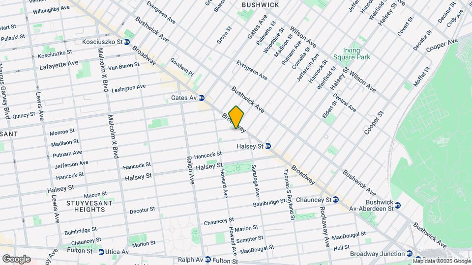 1072 Putnam Ave Map and Location Details