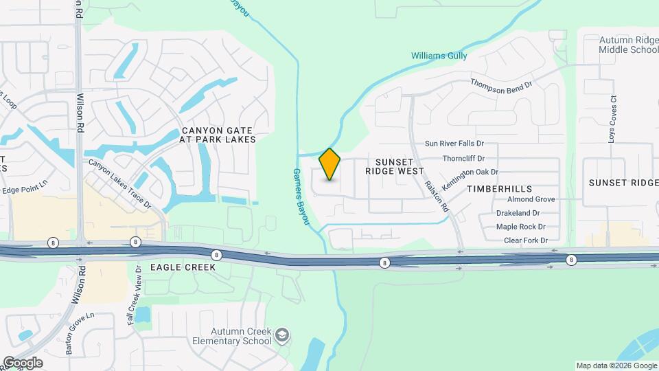 15106 Winter Meadow Ct Map and Location Details