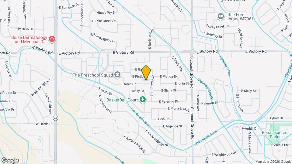 1052 E Ionia Dr Map and Location Details