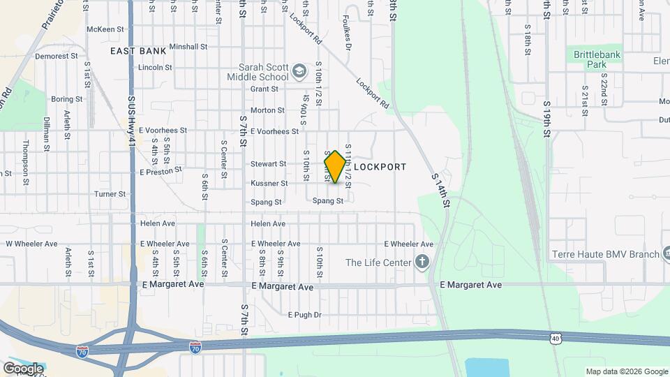 2608 S 11th St Map and Location Details