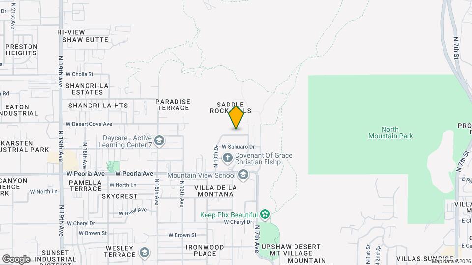 924 W Mercer Ln Map and Location Details