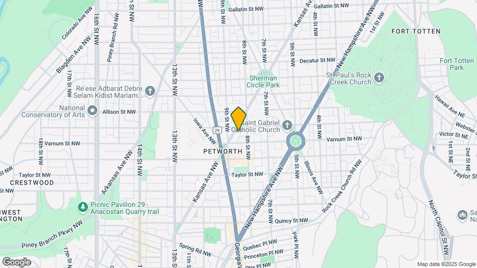 4325 Kansas Ave NW Map and Location Details