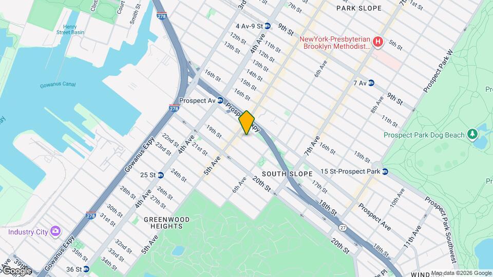 255 18th St Map and Location Details