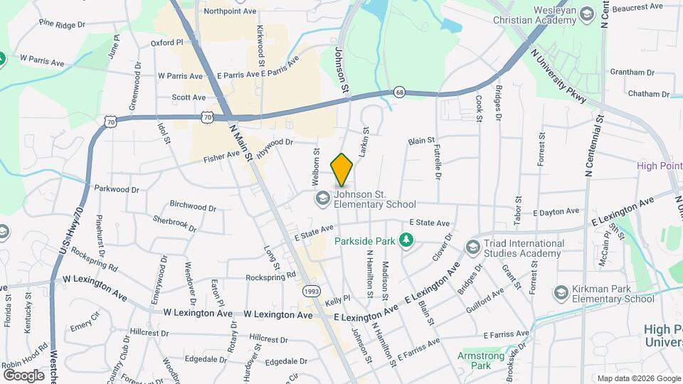 1620 Johnson St Map and Location Details