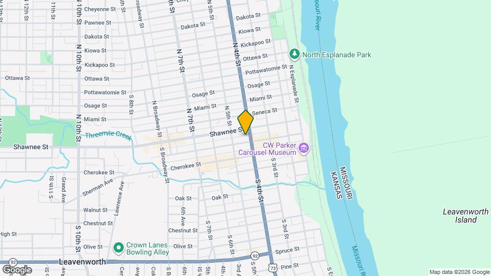 408 Delaware St Map and Location Details