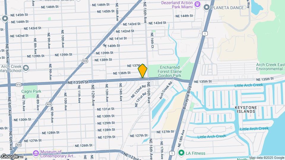 1556 NE 135th St, Unit 2 Map and Location Details