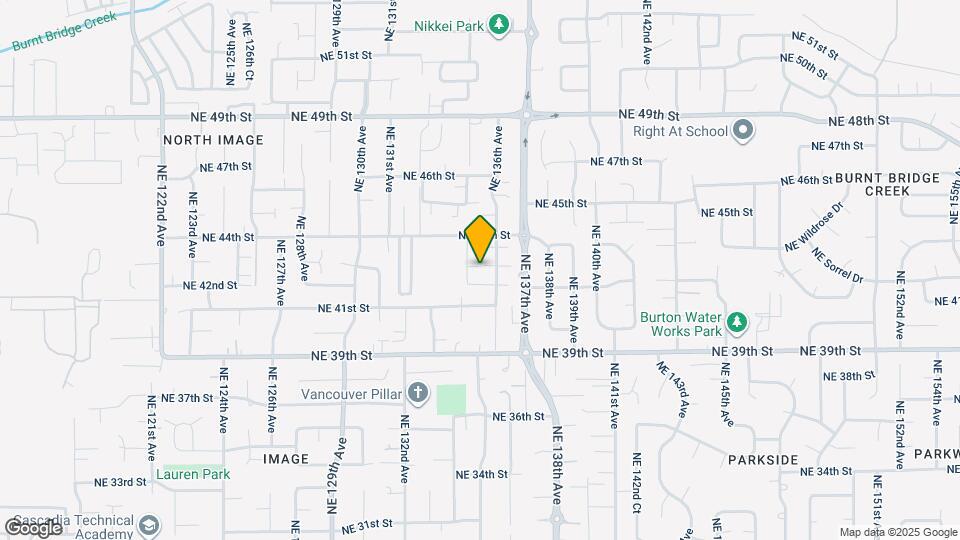 4211 NE 135th Ave Map and Location Details