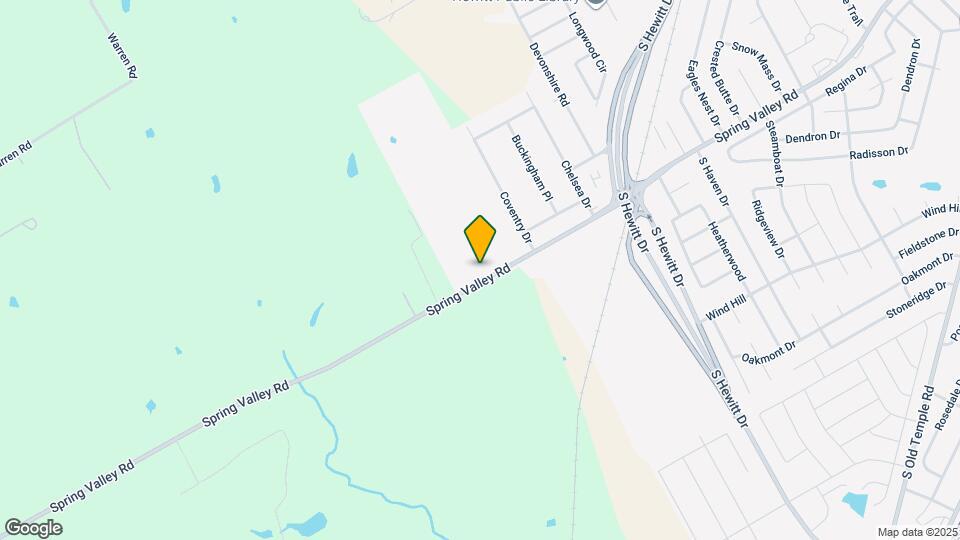 1816 W Spring Valley Rd Map and Location Details