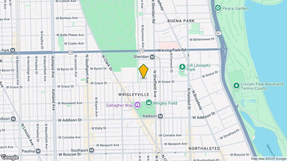 1042 W Grace St Map and Location Details