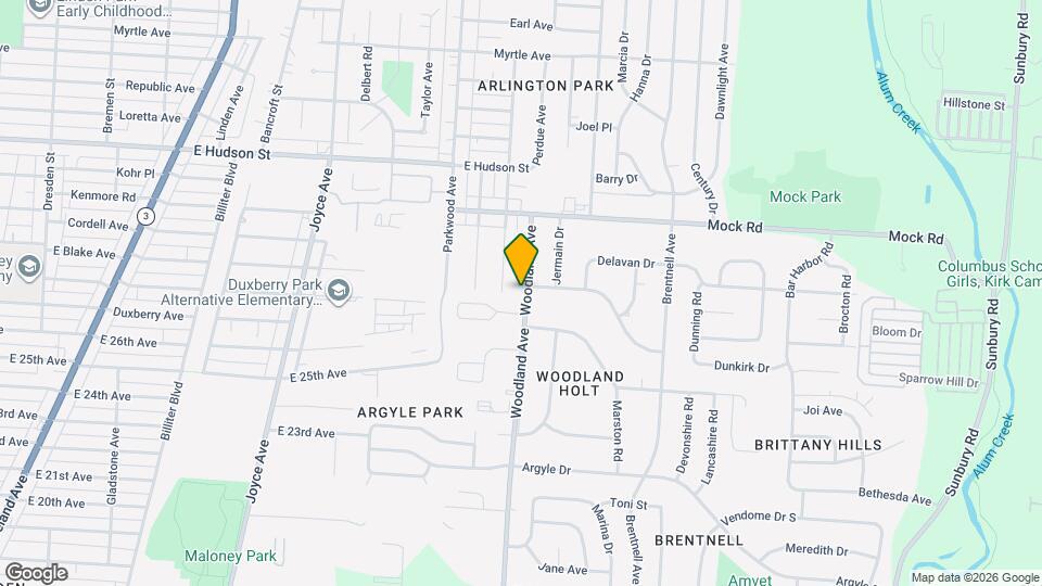 1999 Woodland Ave Mapa y Detalles de la Ubicación