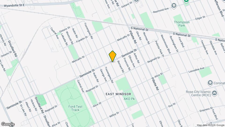 1512 Rossini Blvd Map and Location Details