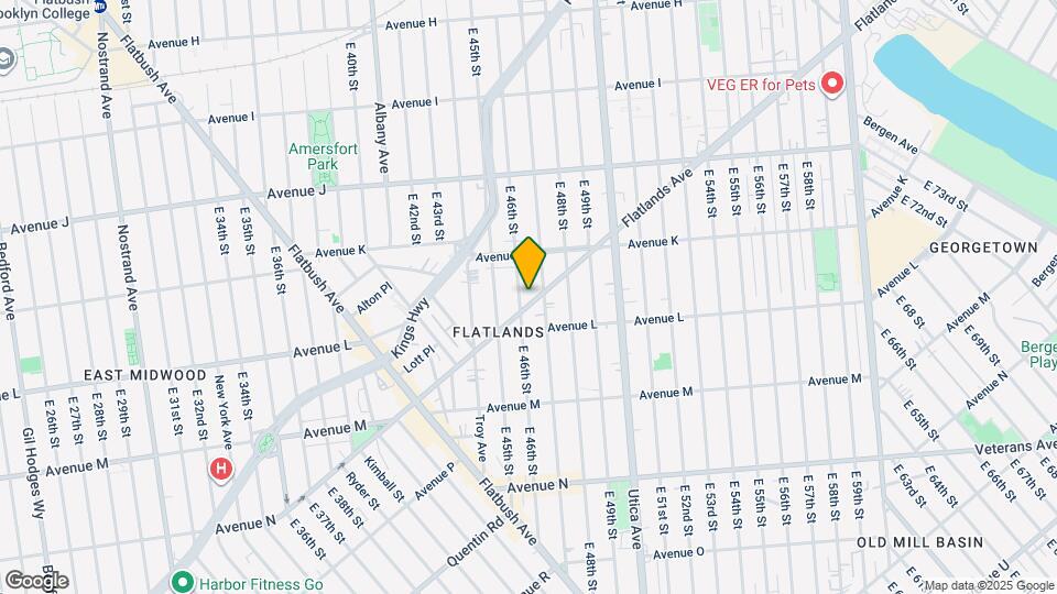 1495 E 46th St Map and Location Details