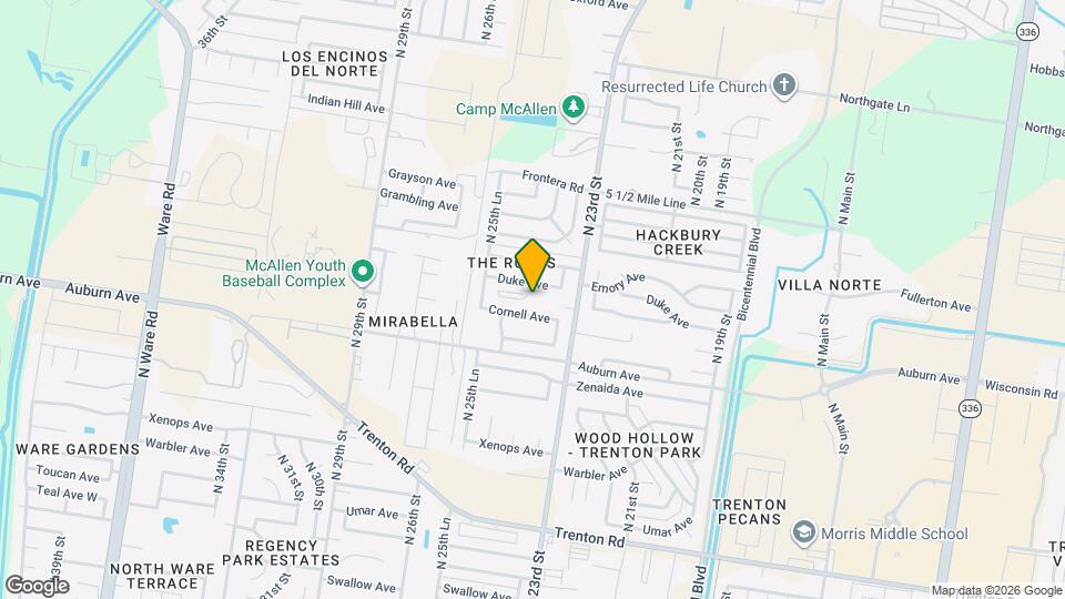 8101 N 23rd St Map and Location Details