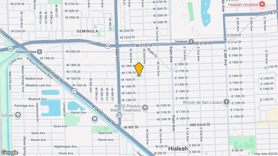 235 W 16th St Map and Location Details