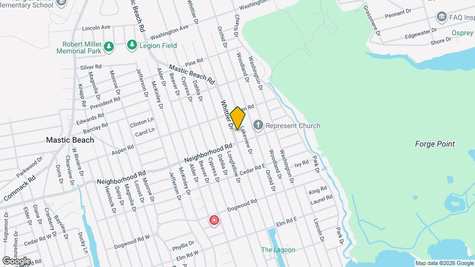 83 Whittier Dr Map and Location Details