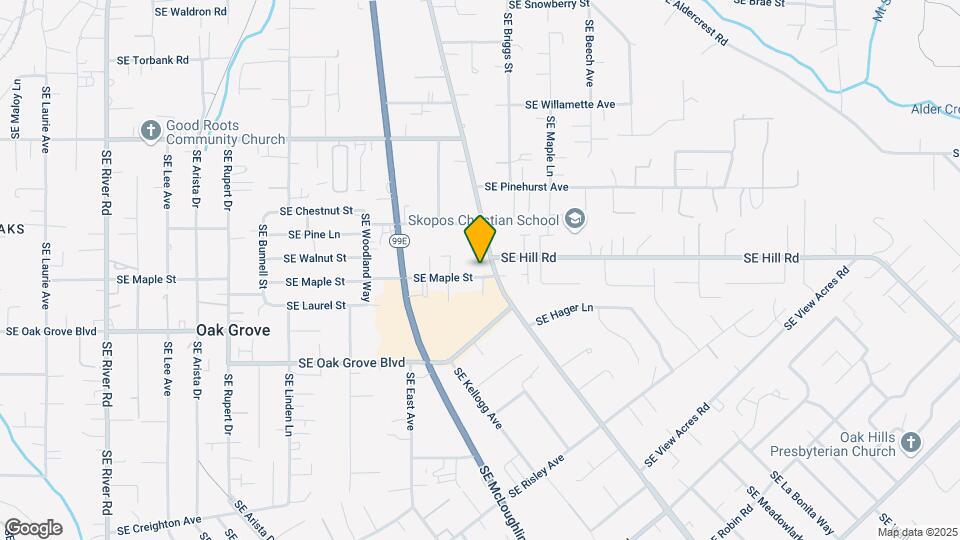 3321 SE Maple St Map and Location Details