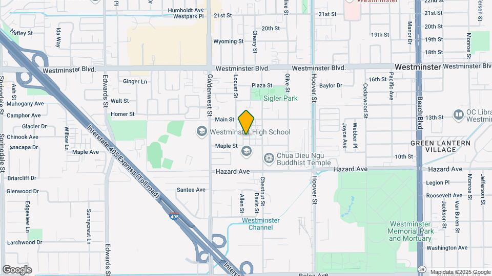 14321 Village Way Map and Location Details