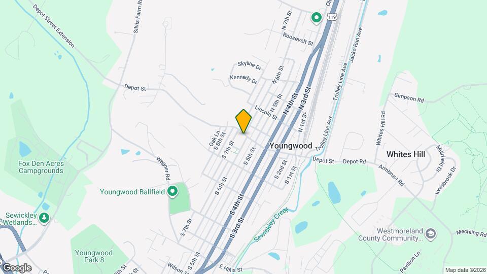 1 S 6th St Map and Location Details