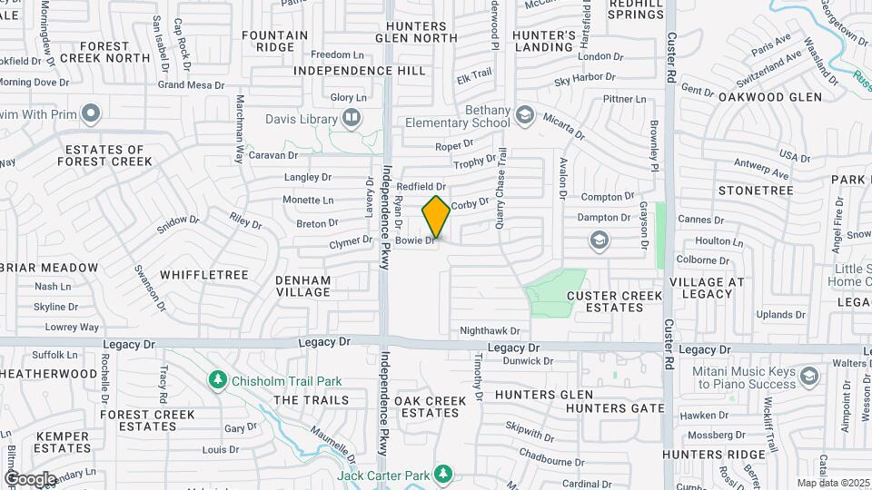 2800 Bowie Dr Map and Location Details