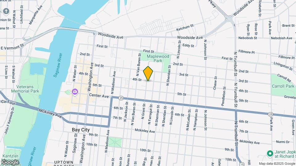 918 N Grant St Map and Location Details