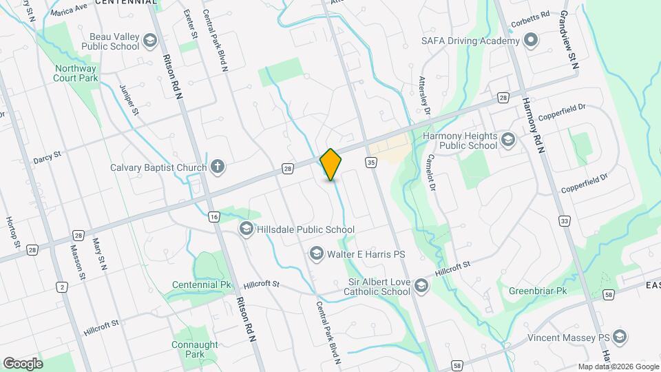 551 Brentwood Av Map and Location Details