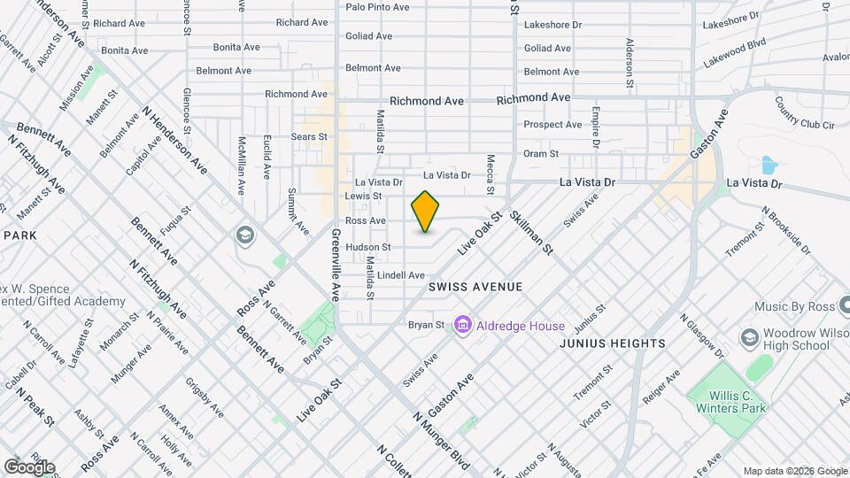 5923 Hudson St Map and Location Details