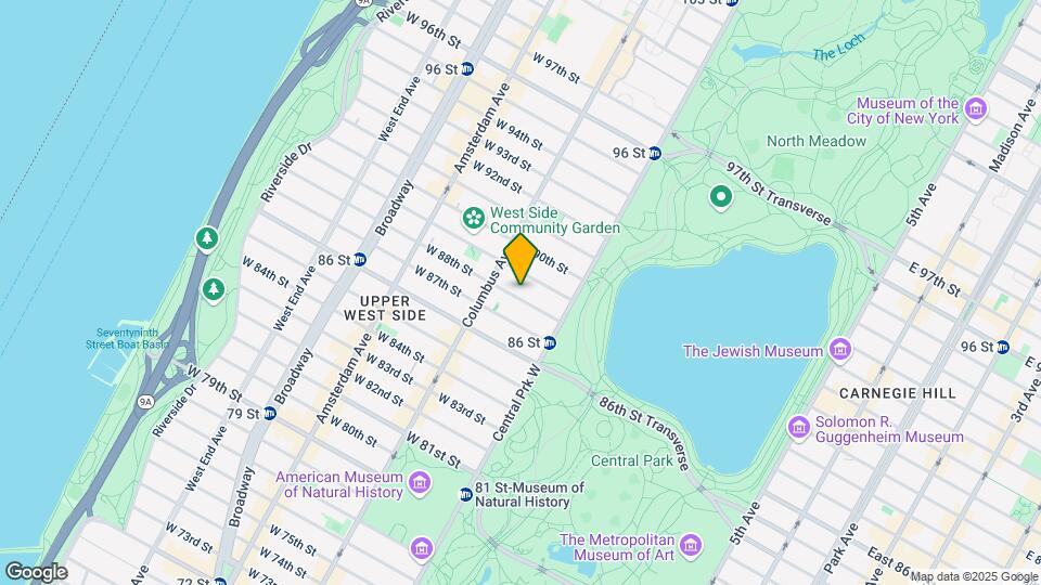 47 W 88th St Map and Location Details