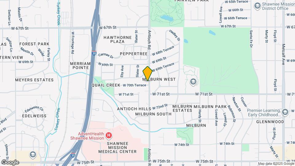 8704 W 70th Terrace Map and Location Details