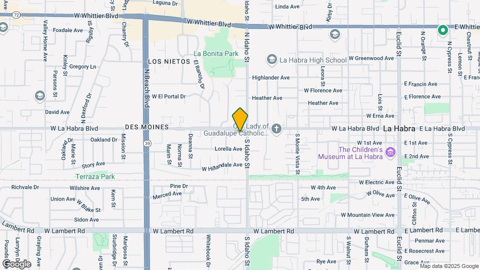 1220 W La Habra Blvd Map and Location Details