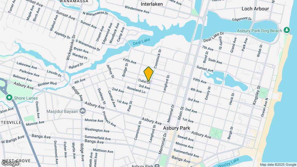 1105 Comstock St Map and Location Details
