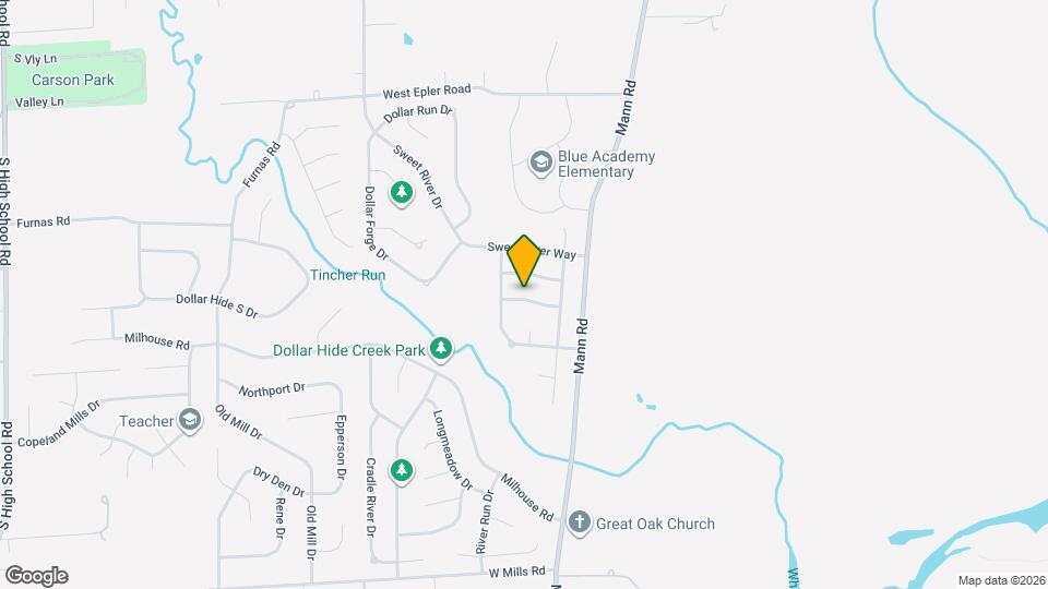 5134 Sandy Forge Dr Mapa y Detalles de la Ubicación