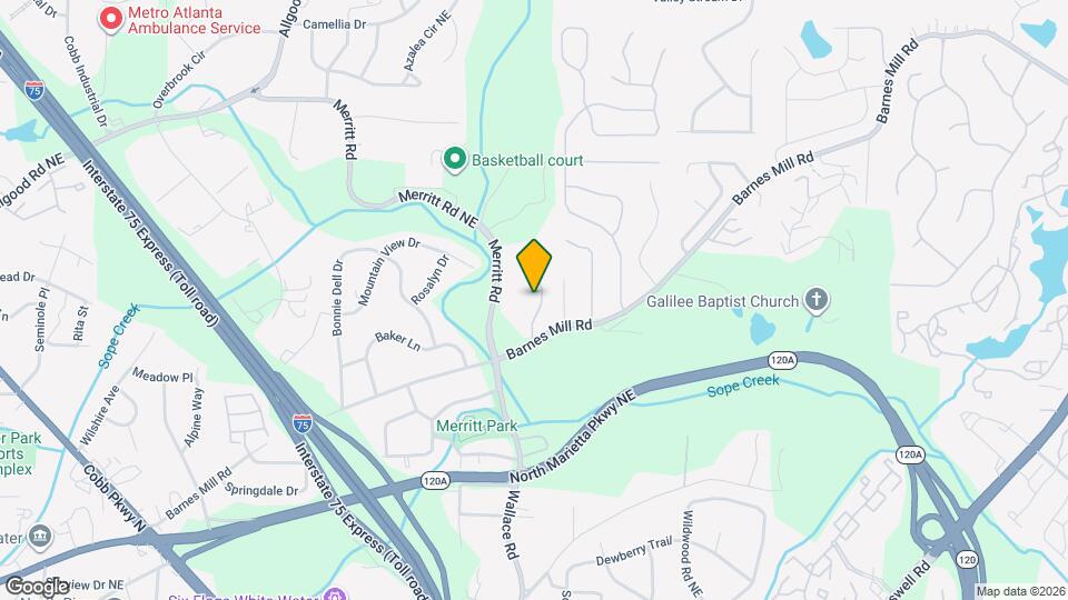 679 Anderson Walk Map and Location Details