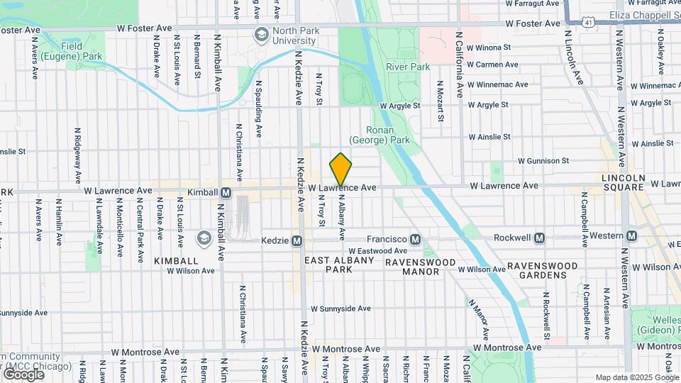 3103 W Lawrence Ave, Unit 3 Map and Location Details