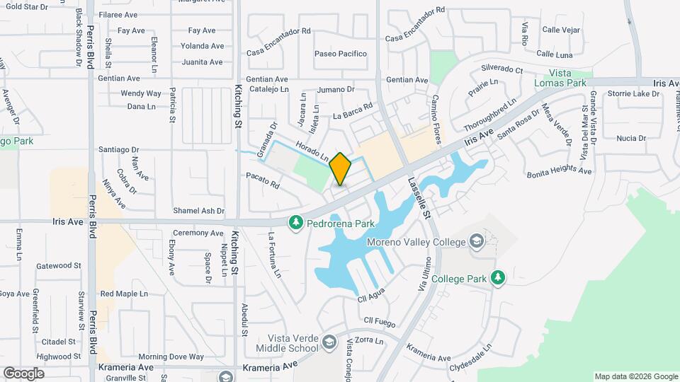 25832 Iris Ave Map and Location Details