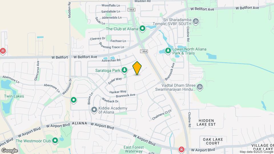 17307 Endel Way Map and Location Details