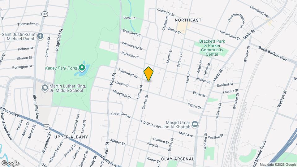 502 Edgewood St, Unit 502 Edgewood floor 3 Map and Location Details