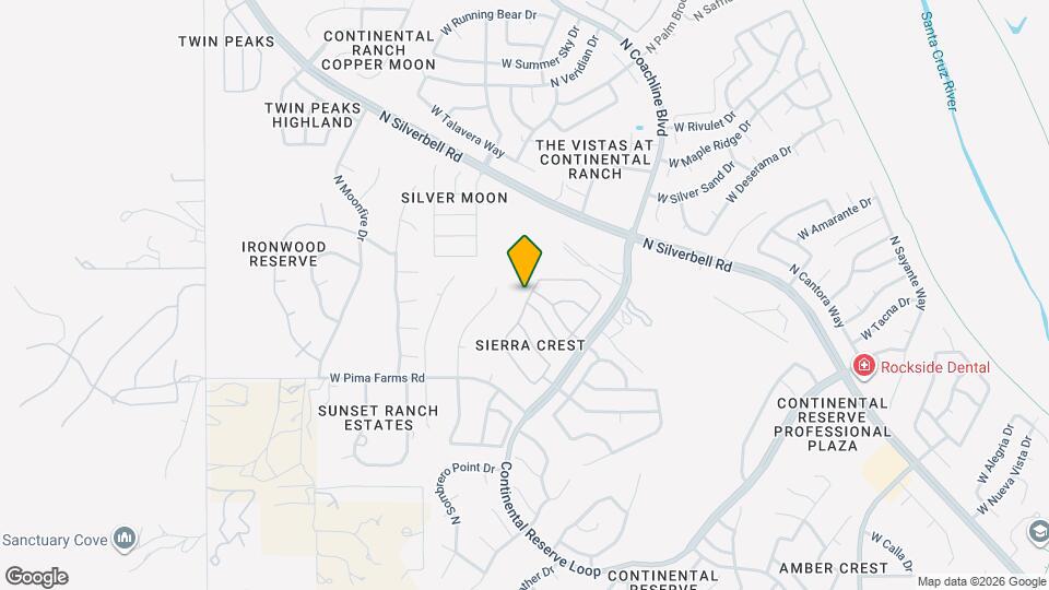 8551 N Rolling River Dr Map and Location Details