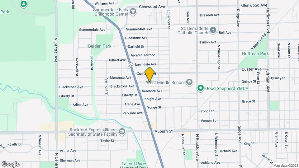2928 Ridgeway Ave Map and Location Details
