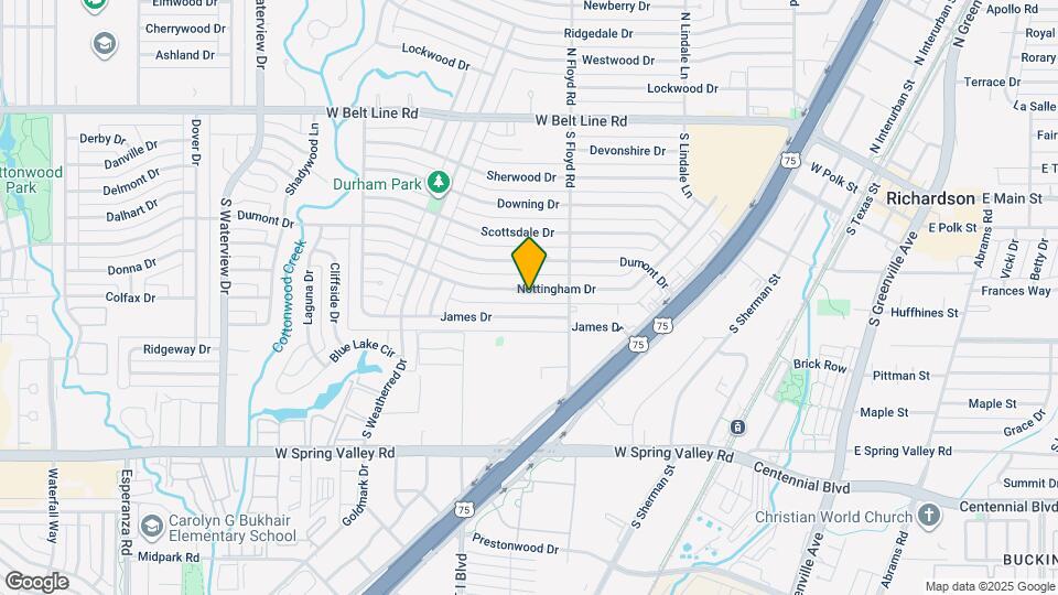 713 Nottingham Dr Map and Location Details