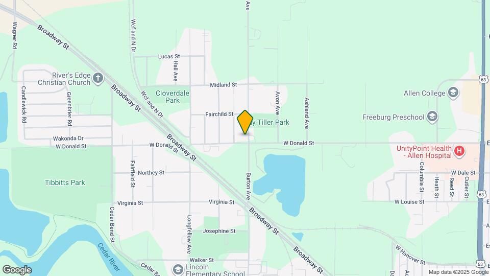 2025 Burton Ave Map and Location Details