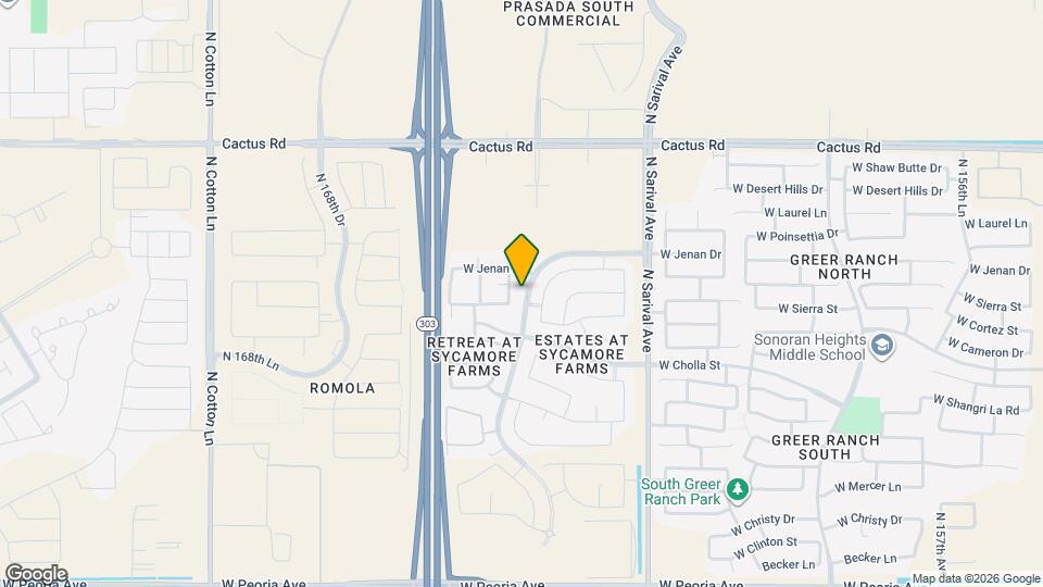 11641 N 165th Ln Map and Location Details