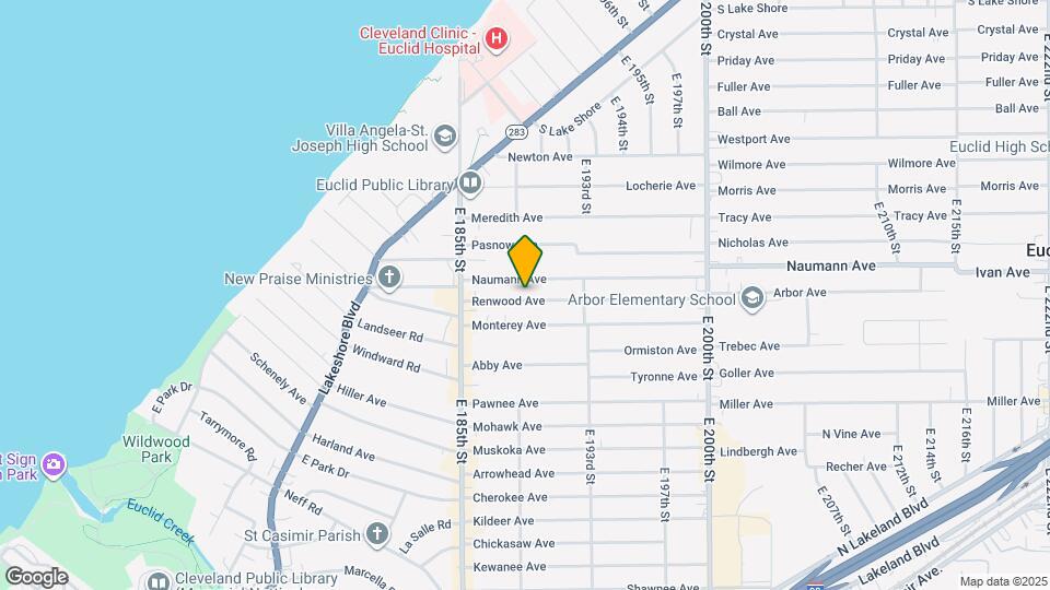 18901 Renwood Ave Mapa y Detalles de la Ubicación