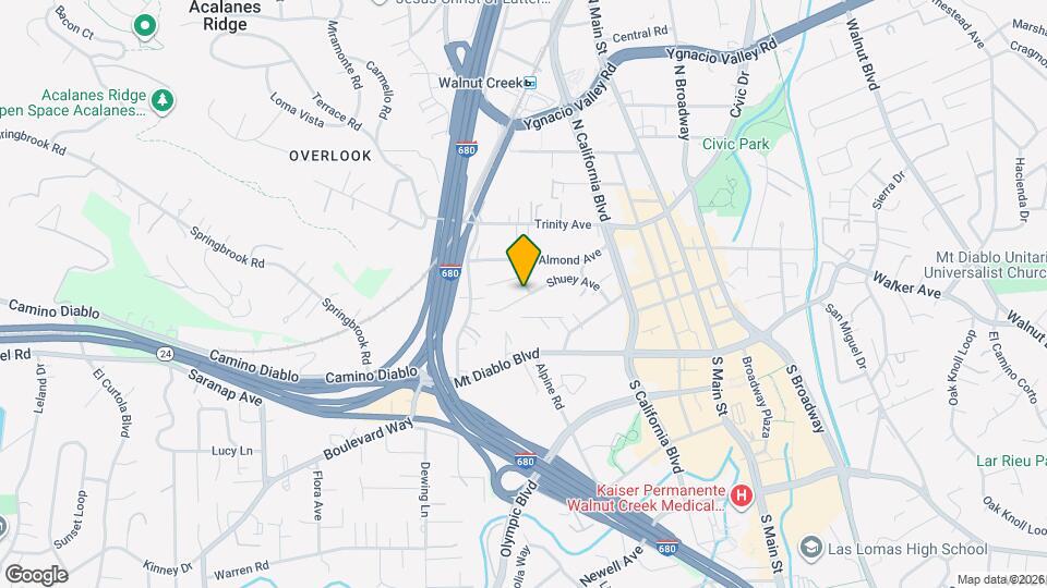 1505 Brooks St Map and Location Details