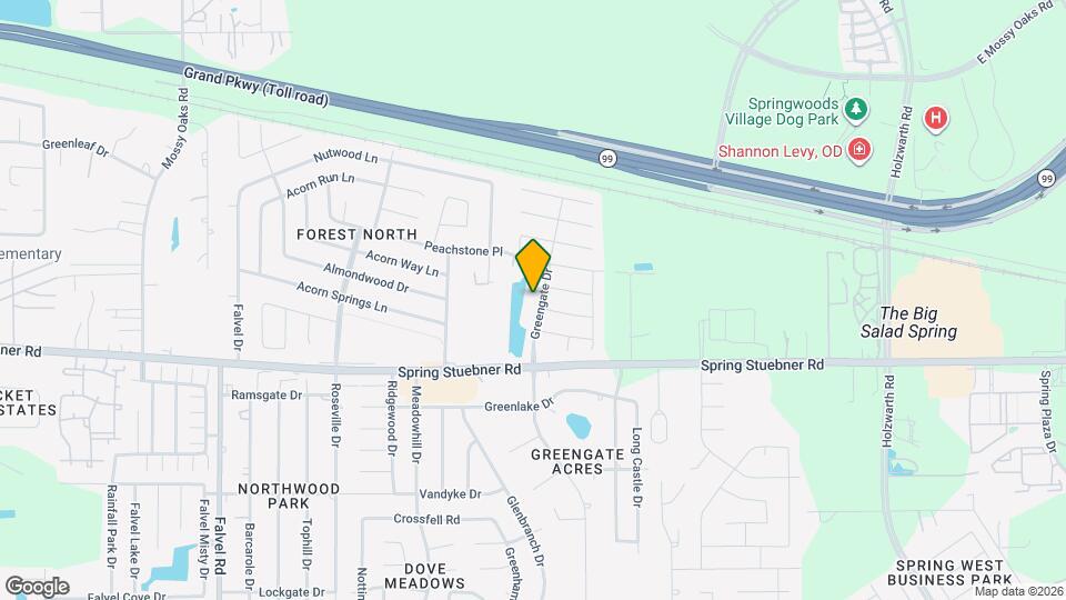 22135 Greengate Dr Map and Location Details