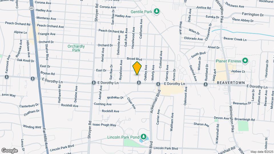 2917 California Ave Map and Location Details