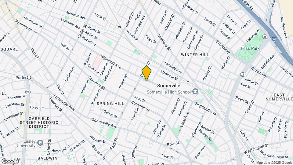 140 Highland Ave, Unit 4 Map and Location Details