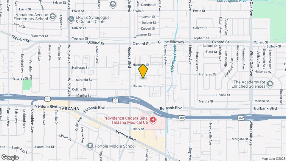 18411 Collins St Mapa y Detalles de la Ubicación