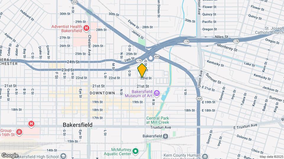 22nd Street Lofts Map and Location Details