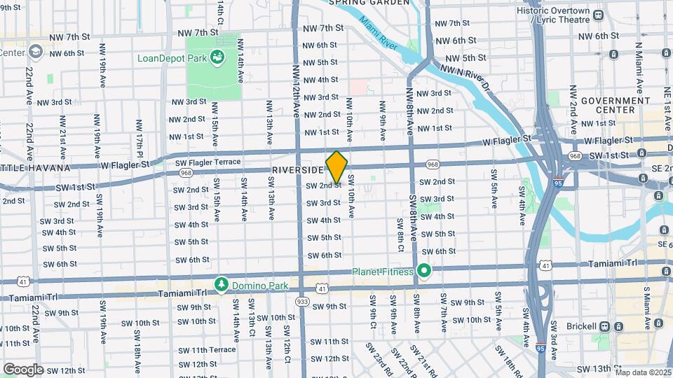 1042 SW 2nd St Map and Location Details
