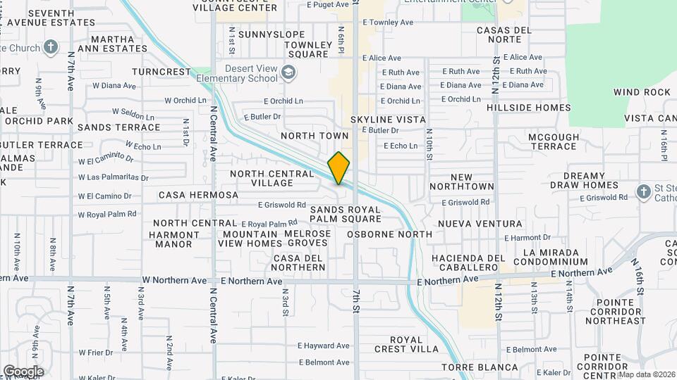 8209 N 6th St Map and Location Details